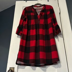 Flannel Buffalo Plaid Dress